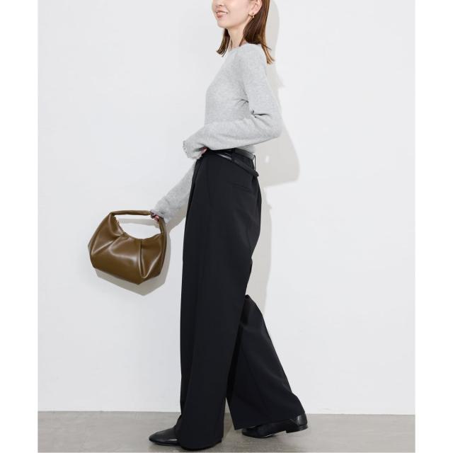 スローブ イエナ（SLOBE IENA）/《追加》シアーフリルリブニット