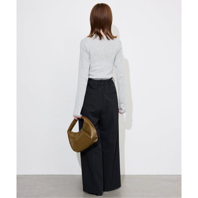 スローブ イエナ（SLOBE IENA）/《追加》シアーフリルリブニット