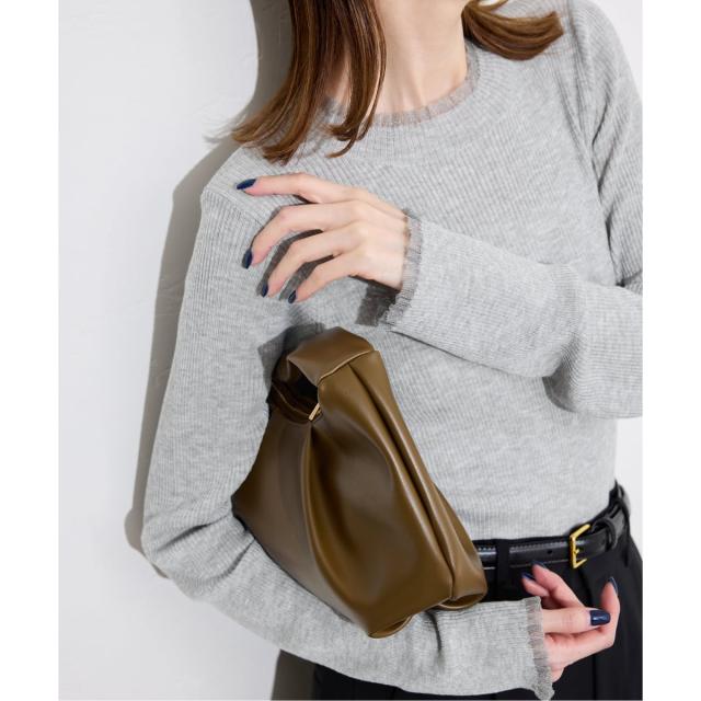 スローブ イエナ（SLOBE IENA）/《追加》シアーフリルリブニット