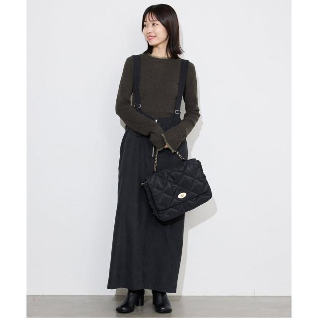 スローブ イエナ（SLOBE IENA）/《追加》シアーフリルリブニット