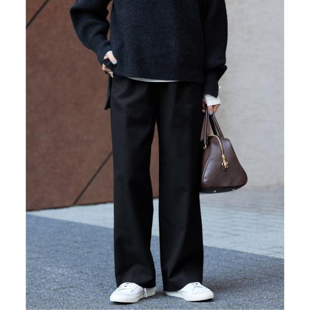 スローブ イエナ（SLOBE IENA）/《3サイズ展開/WEB限定/追加2予約》ウール混ドロストイージースラックス