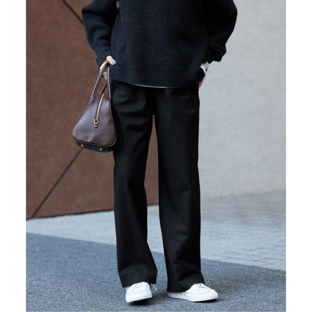 スローブ イエナ（SLOBE IENA）/《3サイズ展開/WEB限定/追加2予約》ウール混ドロストイージースラックス