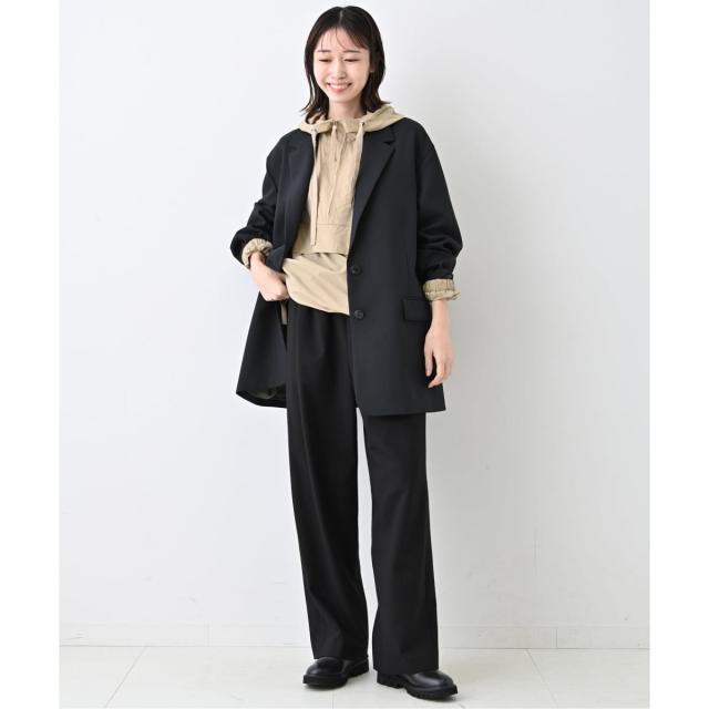 スローブ イエナ（SLOBE IENA）/《3サイズ展開/WEB限定/追加2予約》ウール混ドロストイージースラックス