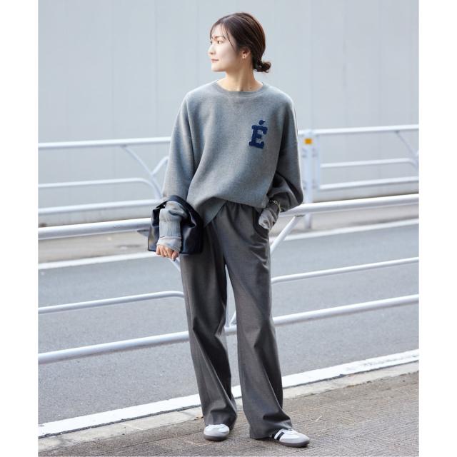 スローブ イエナ（SLOBE IENA）/《3サイズ展開/WEB限定/追加2予約》ウール混ドロストイージースラックス