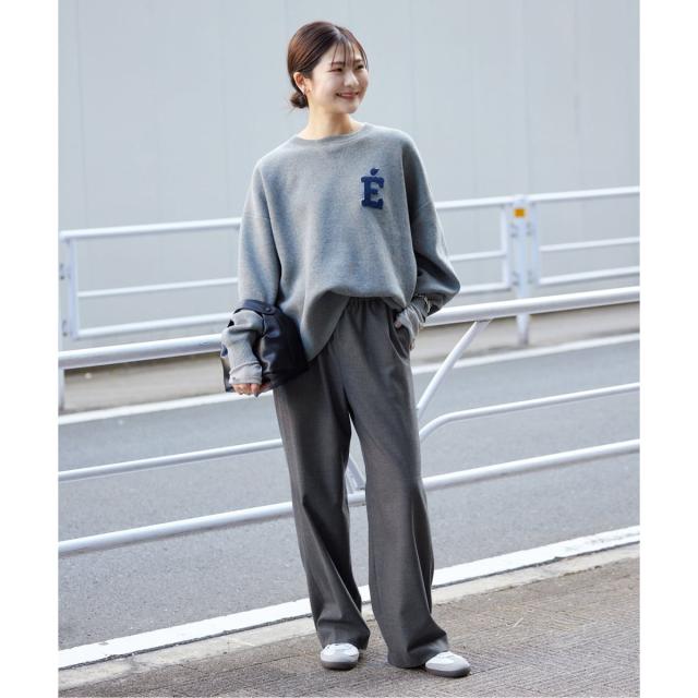 スローブ イエナ（SLOBE IENA）/《3サイズ展開/WEB限定/追加2予約》ウール混ドロストイージースラックス