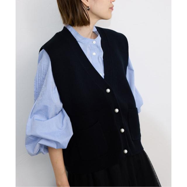 スローブ イエナ（SLOBE IENA）/《WEB限定/追加予約》ピンタックバルーンスリーブブラウス