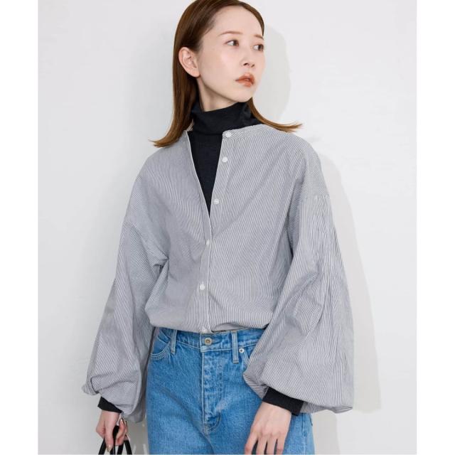 スローブ イエナ（SLOBE IENA）/《WEB限定/追加予約》ピンタックバルーンスリーブブラウス