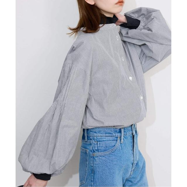 スローブ イエナ（SLOBE IENA）/《WEB限定/追加予約》ピンタックバルーンスリーブブラウス