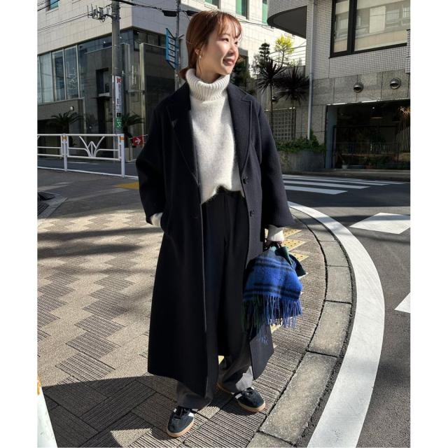 スローブ イエナ（SLOBE IENA）/《追加》ウォッシャブルファーリーダブルフェイスタートルニット