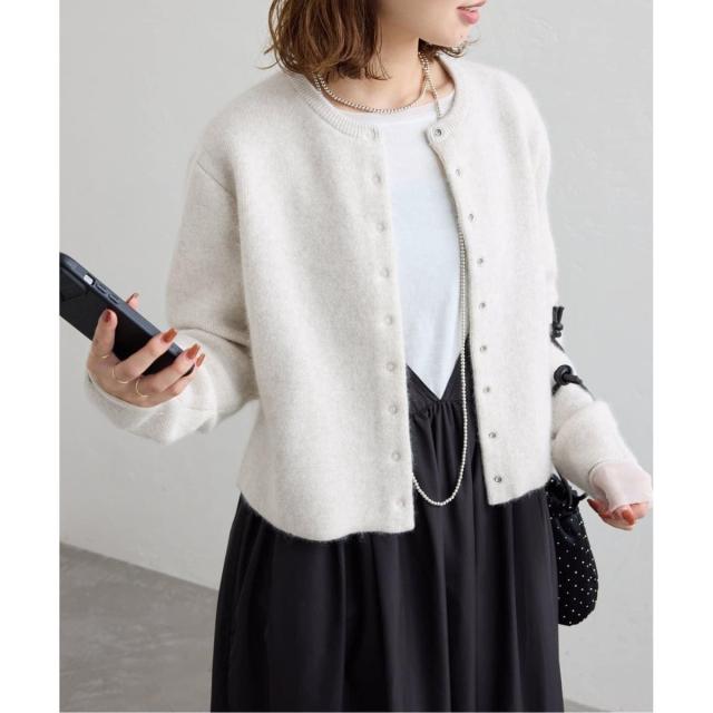 スローブ イエナ（SLOBE IENA）/《追加》ウォッシャブルファーリーダブルフェイスカーディガン