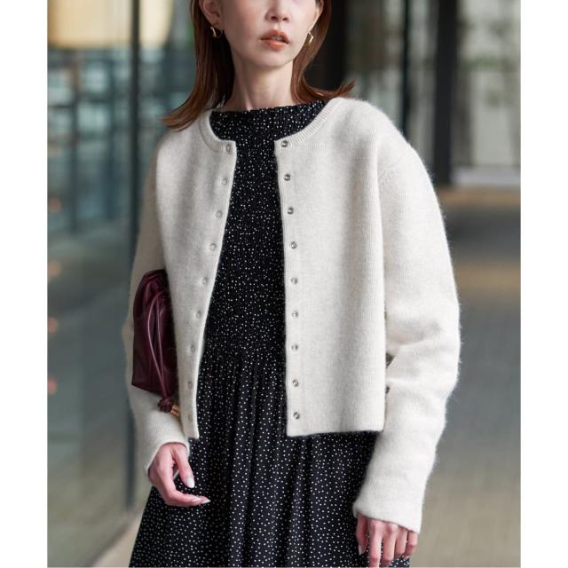 スローブ イエナ（SLOBE IENA）/《追加》ウォッシャブルファーリーダブルフェイスカーディガン