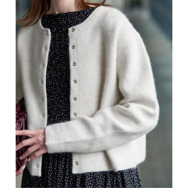 スローブ イエナ（SLOBE IENA）/《追加》ウォッシャブルファーリーダブルフェイスカーディガン