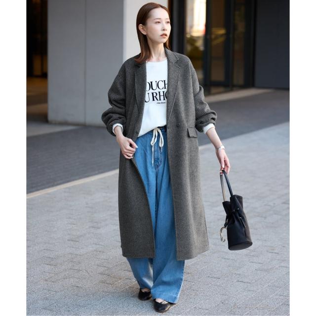 スローブ イエナ（SLOBE IENA）/《追加2》souple woolダブルフェイスチェスターコート