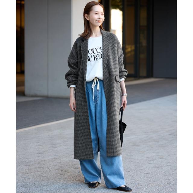 スローブ イエナ（SLOBE IENA）/《追加2》souple woolダブルフェイスチェスターコート