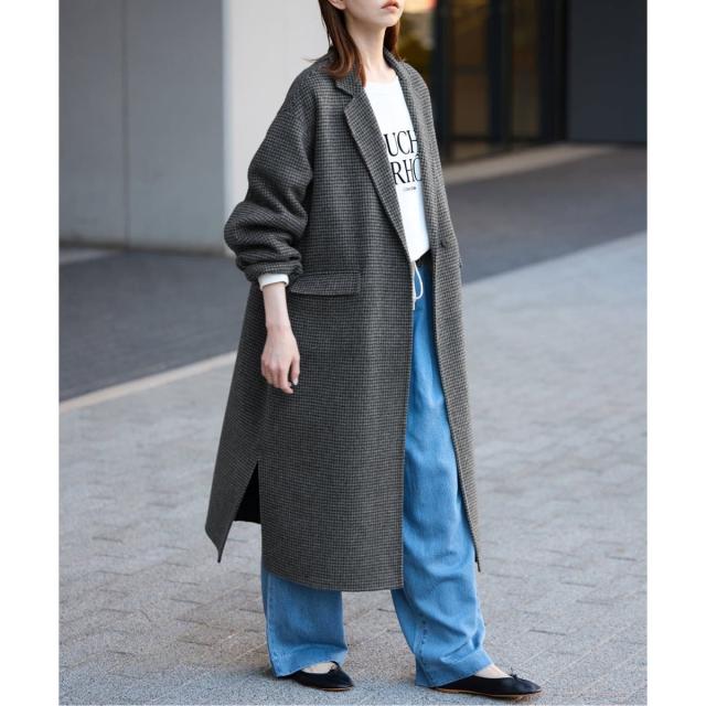 スローブ イエナ（SLOBE IENA）/《追加2》souple woolダブルフェイスチェスターコート