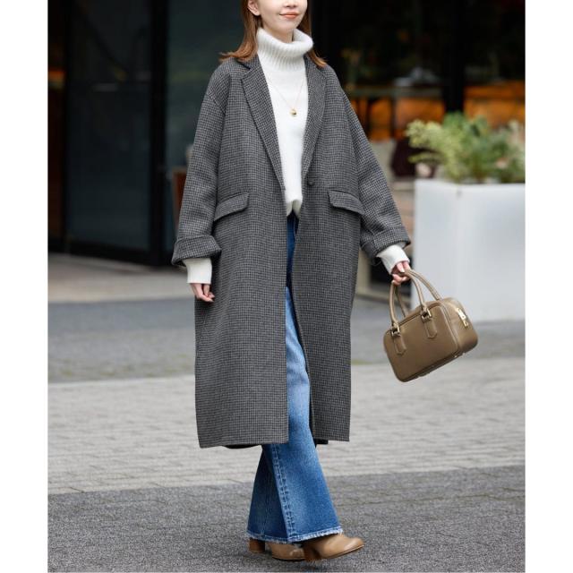 スローブ イエナ（SLOBE IENA）/《追加2》souple woolダブルフェイスチェスターコート