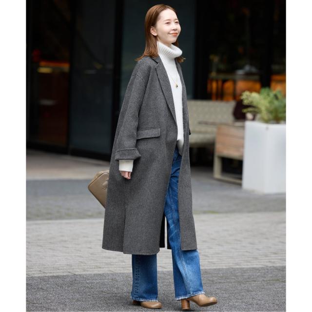 スローブ イエナ（SLOBE IENA）/《追加2》souple woolダブルフェイスチェスターコート