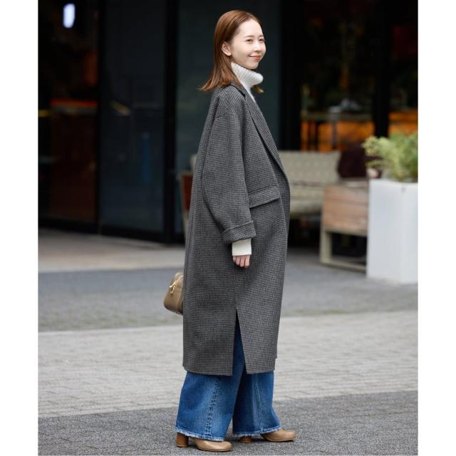 スローブ イエナ（SLOBE IENA）/《追加2》souple woolダブルフェイスチェスターコート