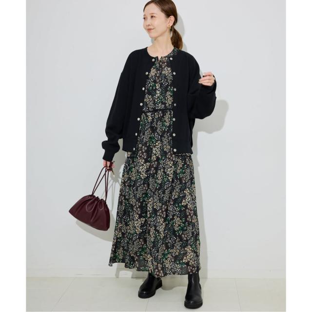 スローブ イエナ（SLOBE IENA）/《WEB限定/追加5予約》FLOWER PRINT ワンピース