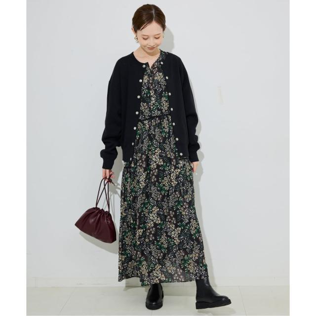 スローブ イエナ（SLOBE IENA）/《WEB限定/追加5予約》FLOWER PRINT ワンピース