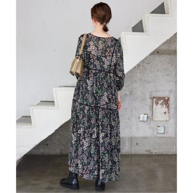 スローブ イエナ（SLOBE IENA）/《WEB限定/追加5予約》FLOWER PRINT ワンピース