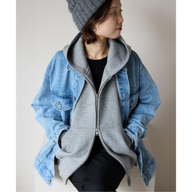 スローブ イエナ（SLOBE IENA）/《WEB限定/追加予約2》ボリュームジップアップフーディー