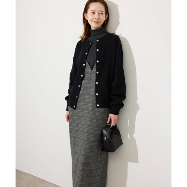 スローブ イエナ（SLOBE IENA）/【2枚セット】チェックジャンパースカート×タートルニットセット
