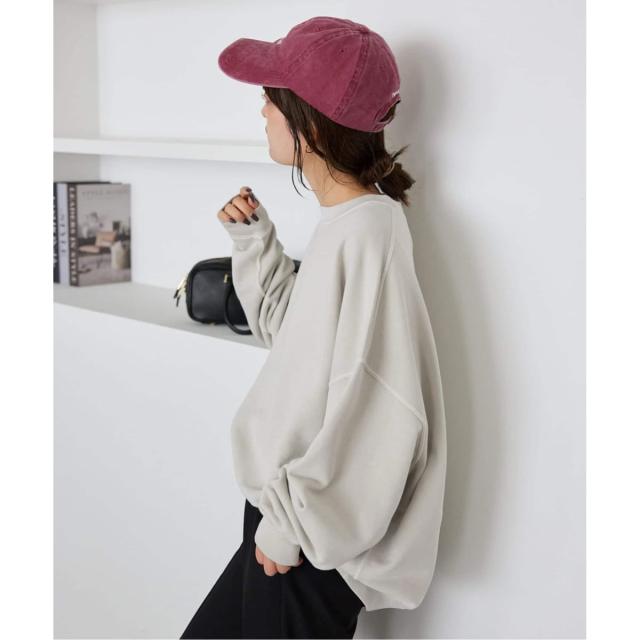 スローブ イエナ（SLOBE IENA）/《WEB限定/追加3予約》ビックシルエットピグメント裏毛プルオーバー