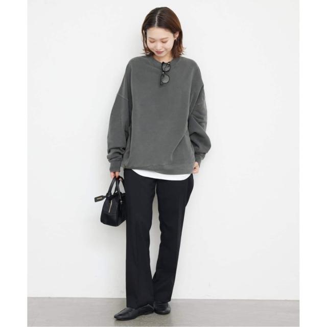 スローブ イエナ（SLOBE IENA）/《WEB限定/追加3予約》ビックシルエットピグメント裏毛プルオーバー