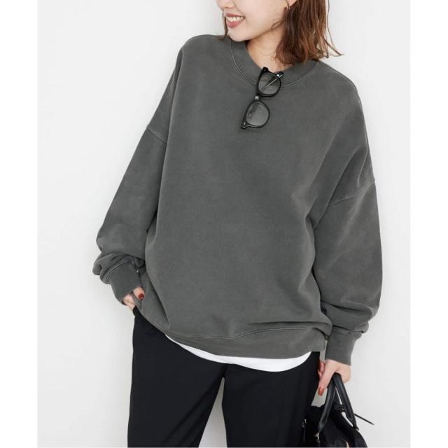 スローブ イエナ（SLOBE IENA）/《WEB限定/追加3予約》ビックシルエットピグメント裏毛プルオーバー