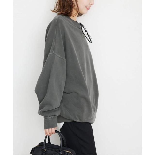 スローブ イエナ（SLOBE IENA）/《WEB限定/追加3予約》ビックシルエットピグメント裏毛プルオーバー