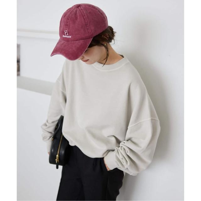 スローブ イエナ（SLOBE IENA）/《WEB限定/追加3予約》ビックシルエットピグメント裏毛プルオーバー