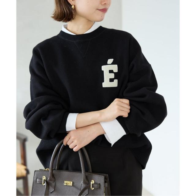 スローブ イエナ（SLOBE IENA）/《WEB限定カラー有り/追加3》サガラ刺繍スウェットライクニット