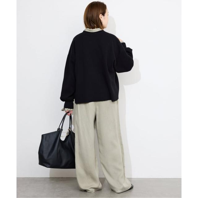 スローブ イエナ（SLOBE IENA）/《WEB限定カラー有り/追加3》サガラ刺繍スウェットライクニット