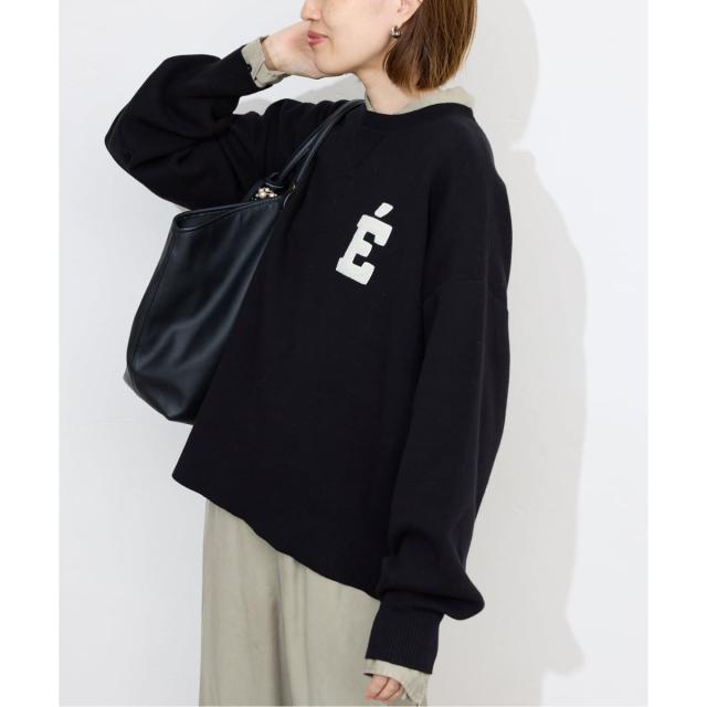 スローブ イエナ（SLOBE IENA）/《WEB限定カラー有り/追加3》サガラ刺繍スウェットライクニット