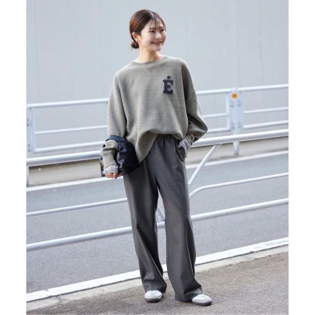 スローブ イエナ（SLOBE IENA）/《WEB限定カラー有り/追加3》サガラ刺繍スウェットライクニット