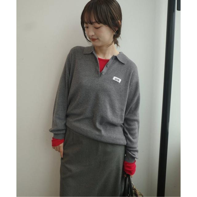 スローブ イエナ（SLOBE IENA）/《追加予約》LOUNA SLOBE別注 ニットポロ