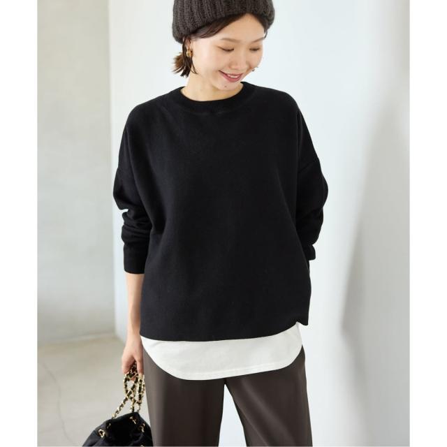 スローブ イエナ（SLOBE IENA）/《セットアップ対応可/WEB限定/追加3》コットンダブルフェイスプルオーバー