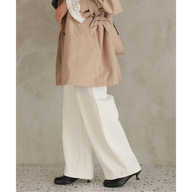 スローブ イエナ（SLOBE IENA）/《予約》LE DENIM カーブバギーデニムパンツ