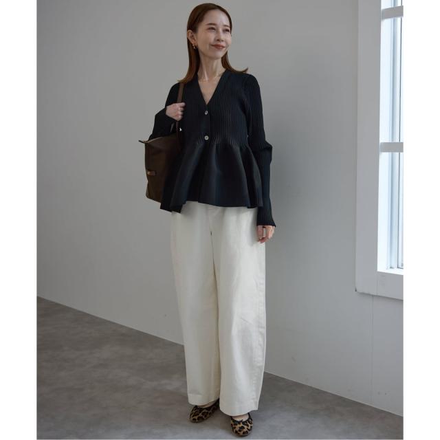 スローブ イエナ（SLOBE IENA）/《予約》LE DENIM カーブバギーデニムパンツ