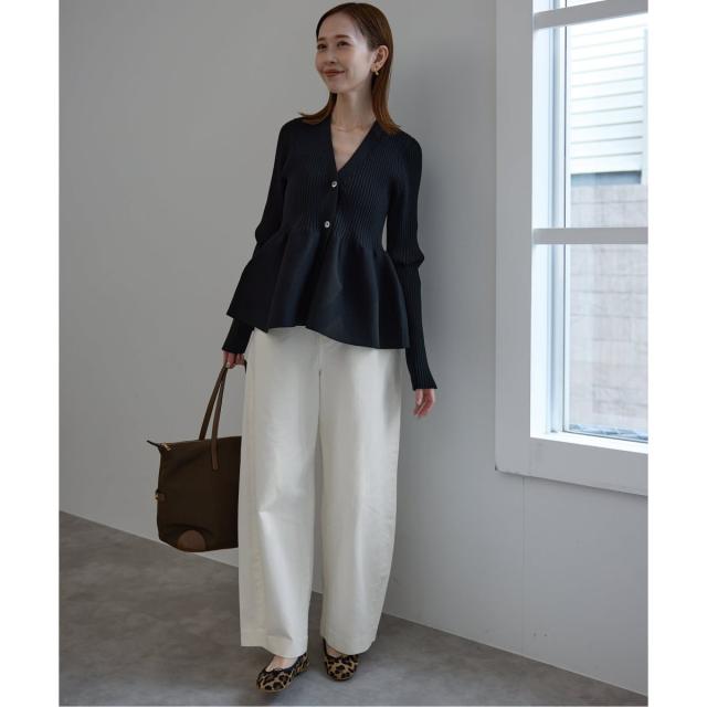 スローブ イエナ（SLOBE IENA）/《予約》LE DENIM カーブバギーデニムパンツ