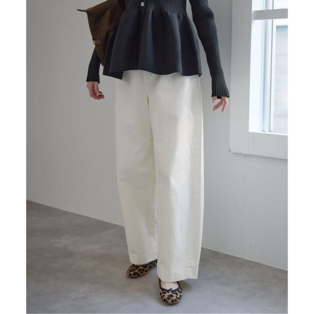 スローブ イエナ（SLOBE IENA）/《予約》LE DENIM カーブバギーデニムパンツ