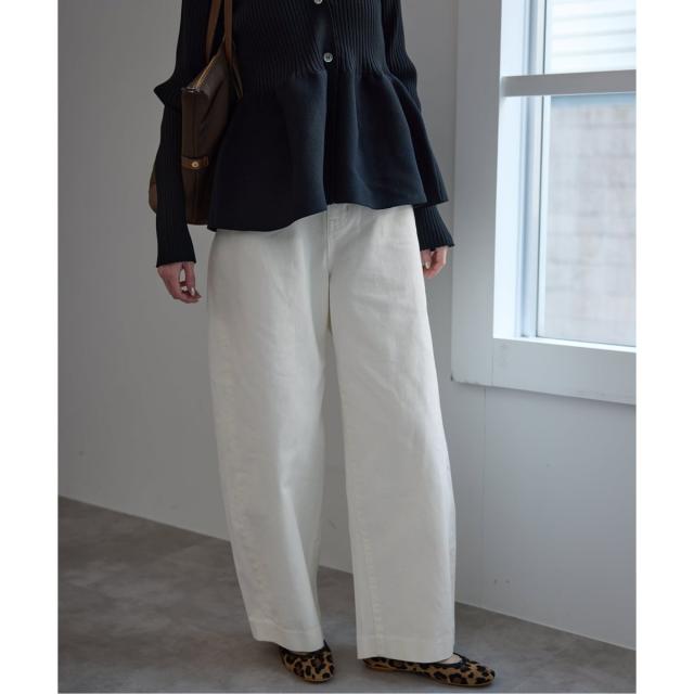 スローブ イエナ（SLOBE IENA）/《予約》LE DENIM カーブバギーデニムパンツ