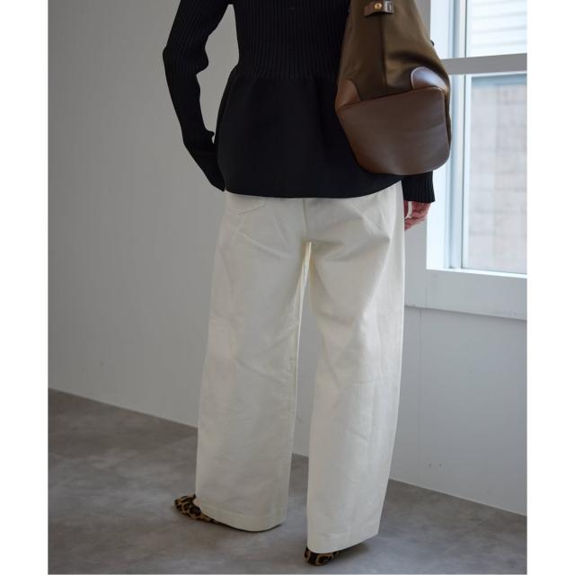 スローブ イエナ（SLOBE IENA）/《予約》LE DENIM カーブバギーデニムパンツ