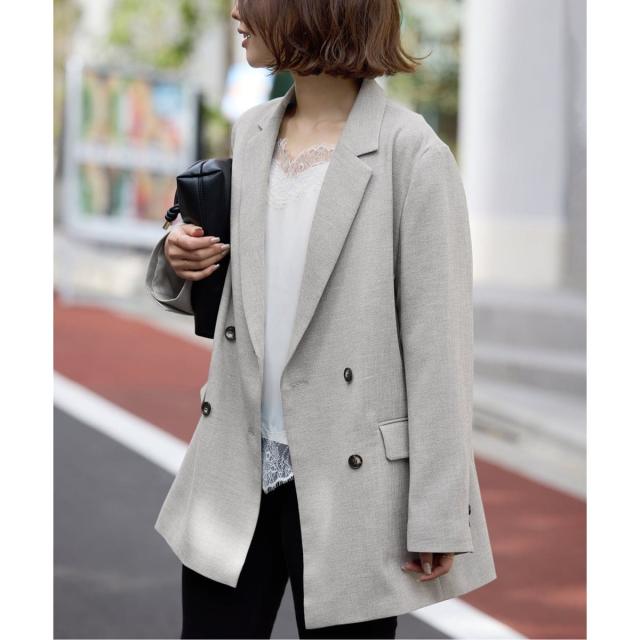 スローブ イエナ（SLOBE IENA）/《セットアップ対応可/追加2予約》ウォッシャブルツイルダブルジャケット