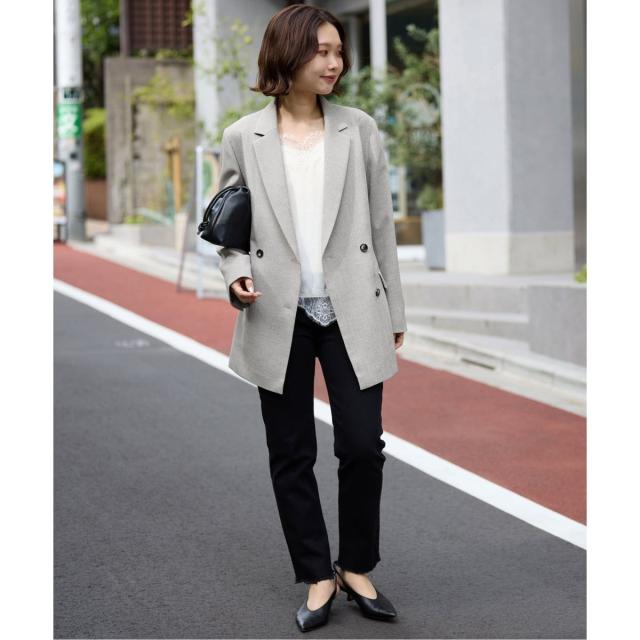 スローブ イエナ（SLOBE IENA）/《セットアップ対応可/追加2予約》ウォッシャブルツイルダブルジャケット