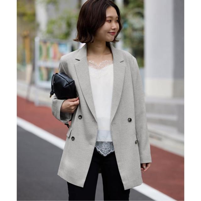 スローブ イエナ（SLOBE IENA）/《セットアップ対応可/追加2予約》ウォッシャブルツイルダブルジャケット