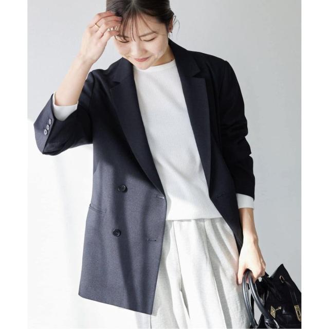 スローブ イエナ（SLOBE IENA）/《セットアップ対応可/追加2予約》ウォッシャブルツイルダブルジャケット