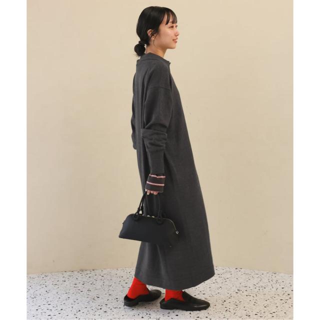 スローブ イエナ（SLOBE IENA）/《予約》スキッパーニットワンピース