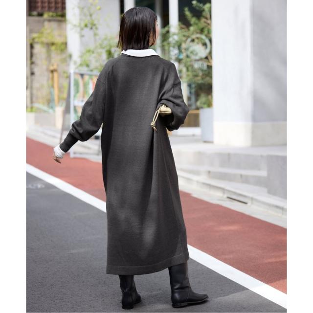 スローブ イエナ（SLOBE IENA）/《予約》スキッパーニットワンピース